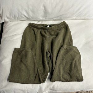 Green joggers